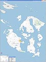 San Juan, Wa Carrier Route Wall Map